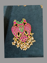 Peacock in Jadau Kundan Pendent - KP0026